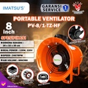 Portable Ventilator / Blower / Exhaust 8 Inch External Rotor Motor