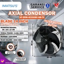 Axial Fan 14 Inch 220V Fan Condensor Fan Chiller Kipas Condenser 14”