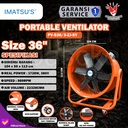 Portable Ventilator / Blower / Exhaust 36" Inch Kipas Drum Blower Fan