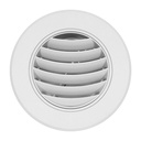 Ceiling Round Air Grill 8 Inch ABS Grill Penutup Inline Duct 8 Inch