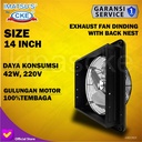 Exhaust Fan Dinding Tembok 14 Inch Besi Imatsu Kipas Rumah Industri
