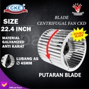 Impeller Fan Wheel Sirroco Double 22.4" Baling Blower Centrifugal