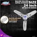Wall Fan CKE WF-ECO-60-TH 24 Inch Kipas Angin Dinding Tembok - Blade