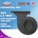 Cooling Fan Blower Continuous Band Sealer 1.5" kipas Blower keong
