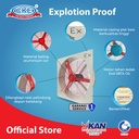 Exhaust Fan Explosion Proof 16 Inch 380V Exhaust Dinding CKE