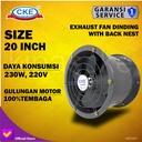 Drum Fan CKE DFS-FA50YP-GS 20 Inch Blower Tabung Gedung Eksos Drum