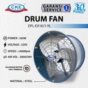 Drum Fan CKE DFL-EX16 16 Inch Blower Tabung Blower Gedung Eksos Drum