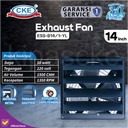 Exhaust Fan CKE Standard Shutter BN ESS-B14/1 14Inch Fan Rumah Toilet