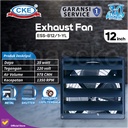 Exhaust Fan CKE Standard Shutter BN 12 Inch Fan Rumah Toilet Eksos