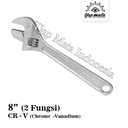 TJAP MATA / CAP MATA Kunci Inggris / Adjustable Wrench (2 IN 1)