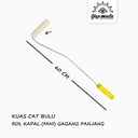 TJAP MATA / CAP MATA Kuas Cat Bulu Rol Kapal 4" (Kecil) Panjang 60 CM