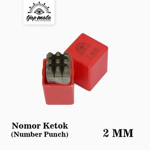 TJAP MATA / CAP MATA Nomor / Angka Ketok / Number Punch