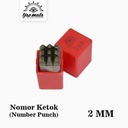 TJAP MATA / CAP MATA Nomor / Angka Ketok / Number Punch