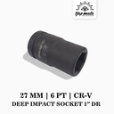 TJAP MATA / CAP MATA Deep Impact Socket 1” DR 27 MM (6 PT) CR - V