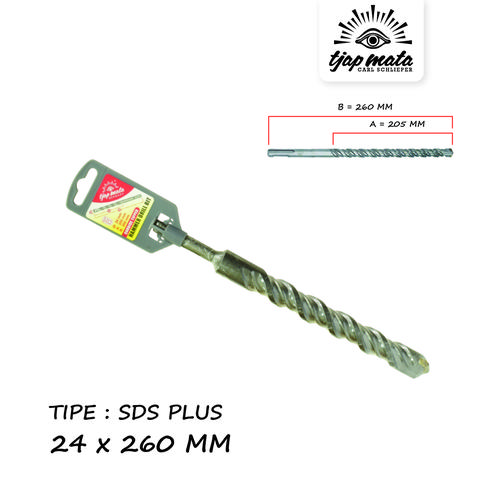 TJAP MATA / CAP MATA Mata Bor Beton / Drill Bits SDS Plus 24 X 260 MM