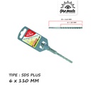 TJAP MATA / CAP MATA Mata Bor Beton / Drill Bits SDS PLUS 6 X 110 MM