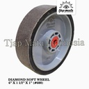 TJAP MATA / CAP MATA Diamond Soft Wheel 6" X 1 1/2" X 1" Cokelat #600