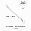 TJAP MATA / CAP MATA Kunci Ring / Offset Wrench 20 X 22 MM CR-V