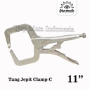 TJAP MATA / CAP MATA Tang Jepit Clamp C / Catok Buaya 11"