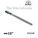 TJAP MATA / CAP MATA Kikir Flat (Kasar) 10", Gagang Karet