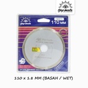 TJAP MATA / CAP MATA Diamond Wheel Wet 110 mm (Basah)