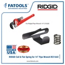 RIDGID 31660 Coil & Flat Spring 14 for 31020 Pipe Wrench Per Kunci