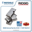 RIDGID 66765 Universal Pipe Tap 1" 2" BSPT RH Senai Pipa HS High Speed