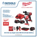 MILWAUKEE M18 SET2AB 853PSA Duo Knight Combo Promo Drill Bit Baterai