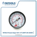 FATOOLS NE-AG4000 Pressure Gauge 1/4" G BSPT 1 mPa 150 PSI