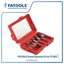FATOOLS SE8 Screw Extractor 8 Pcs Alat Pembuka Baut Sekrup Dol