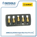 FATOOLS FT-FL-S5 Spare Flint 5 Pcs Pack Batu Mancis Pemantik Api Las