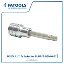 FATOOLS S1206HX-07 1/2" Dr Socket M7 x 85mm Kunci L Sock