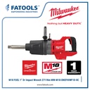 Milwaukee ONEFHIWF1D M18 FUEL 1" Dr Long Anvil Impact Wrench Cordless