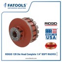 RIDGID 65955 12R Dies Head Complete 1/4" BSPT Pipe Threader Snai Pipa
