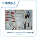 FATOOLS TSELEC43 43 Pcs Electrician Tool Set Perkakas Tukang Listrik