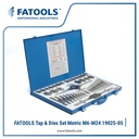 FATOOLS 19021-05 45 Pcs Tap & Dies Set M6-M24 Senai Tap Drat Metrik