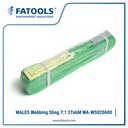 WALES Lifting Webbing Sling 2T x 6M Safety Factor 7:1 WA-WS020600