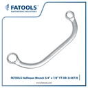 Fatools Halfmoon Wrench 3/4" x 7/8" Imperial Inch OR-3/4X7/8 Bulan