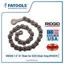 RIDGID 93070 Chain for 3235 Chain Tong Replacement