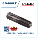 RIDGID 35825 E5114 Pipe Tap 3/8" NPT Hand Tap Pipa Drat Ulir Snai