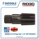 RIDGID 35845 E5118 Pipe Tap 1.1/4" NPT Hand Tap Pipa Drat Ulir Snai