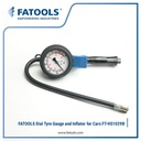 FATOOLS FT-HS1029B Dial Tyre Gauge Pompa Ban Dial Pengukur Mobil