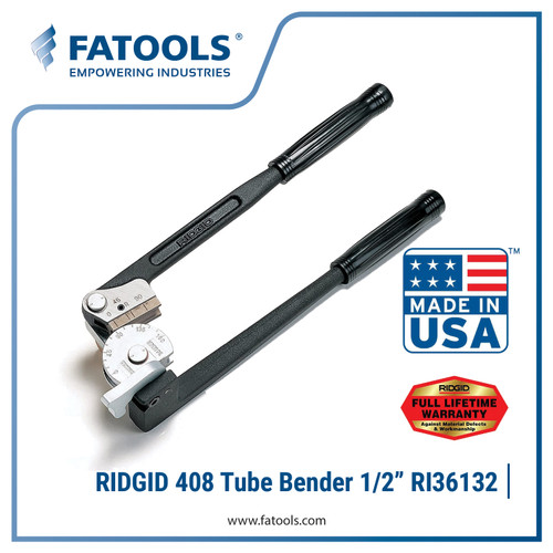 RIDGID 36132 408 Tube Bender 1/2" Tekuk Pipa Tubing Stainless Steel