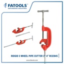 Ridgid 32845 4-S Heavy Duty 3 Wheel Pipe Cutter Alat Potong Pipa 2"-4"