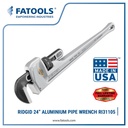 Ridgid 31105 Aluminum Straight Pipe Wrench Kunci Pipa Aluminum 24"