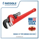 Ridgid 31020 Heavy Duty Straight Pipe Wrench Kunci Pipa 14"