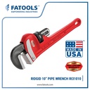 Ridgid 31010 Heavy Duty Straight Pipe Wrench Kunci Pipa 10"