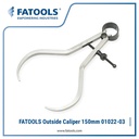 FATOOLS 01022-03 Outside Caliper 6" 150 mm Spring Jangka Luar