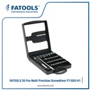 FATOOLS SDS-H1 30 Pcs S2 Multi Precision Screwdriver Obeng Kacamata
