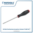FATOOLS SDEF100 Flat Electrician Screwdriver 0.8X4mm Obeng Minus